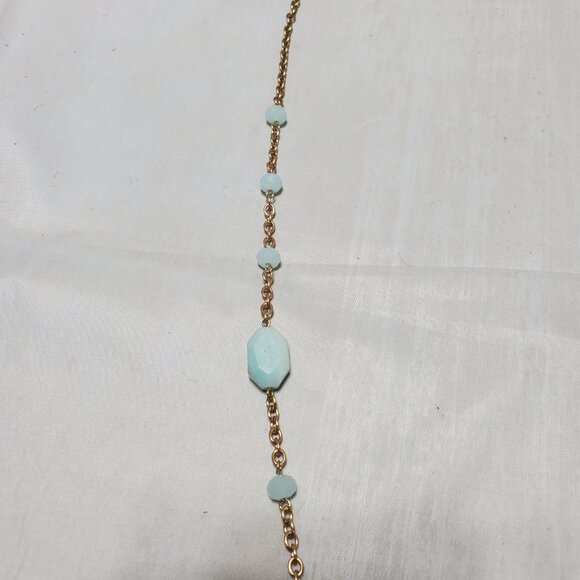 SPRING STREET by Nordstrom Multi Stone with Gold Chain Necklace: - Picture 4 of 7